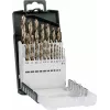 Bosch HSS-Co Cobalt Drill Bit Set 19-Piece Metal Case