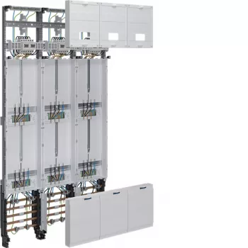 Hager univers Z kompletna ploča 6 mjesta za brojila 3-fazno 63A 1350mm ZL53X8T