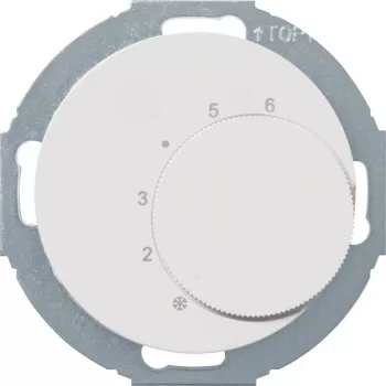 Hager WLN5026WG regulator temperature s preklopnikom i serijom R.classic polarno bijeli