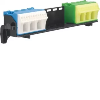HAGER nosač stezaljki s 2x14 PE/N stezaljki QuickConnect FZ381