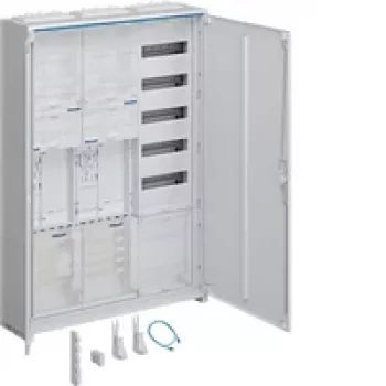 Hager ZB33ET225W1 univerzalni ormarić 800x205x1100 mm nadžbukni IP44 prometno bijeli RAL 9010 3 polja