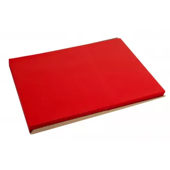 PROnappe jednokratni stolni set 400 x 300 mm crveni reljefni lagano satinirani papir 52 g/m²