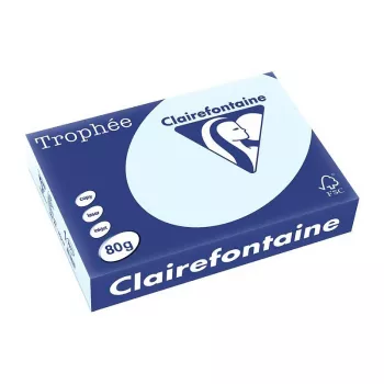 Clairefontaine Trophee Pastel papir za kopiranje A4 80 g/m² svijetloplava 500 listova
