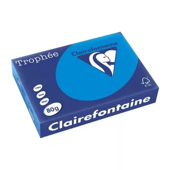 Clairefontaine Trophee Intensiv papir za kopiranje A4 80g 500 listova karipsko plava