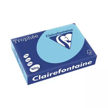 Clairefontaine Trophee Pastel A4 papir za kopiranje 160 g/m² 250 listova Alize plava