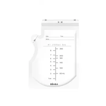 Beaba vrećice za čuvanje hrane, pakiranje od 50 komada, 250 ml, prozirne 911738
