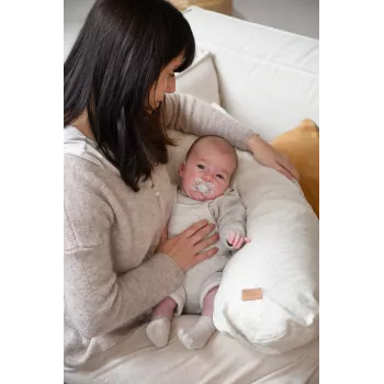 Beaba Big Flopsy jastuk za dojenje i odlaganje Linen Natural