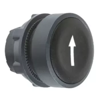 APC ZB5AA335 glava tipkala Harmony XB5 u ravnini, crna, plastika, montaža 22 mm, IP69K