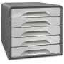 CEP Office Solution Smoove kutija s ladicama svijetlosiva s 5 ladica 1071116361