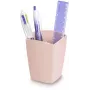 CEP Office Solution Mineral držač olovaka 2 pretinca powder pink pravokutni polistiren 74 x 74 x 95 mm