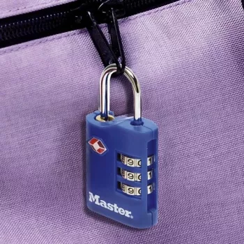 Master Lock pakiranje od 2 komada TSA brojčani lokot, različite boje