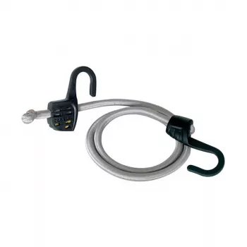 Master Lock 3138EURDAT podesivo gumeno uže s kukom, 15-150 cm, sivo