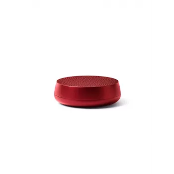 Lexon Mino+ L Portable Bluetooth Speaker, Aluminum, Red