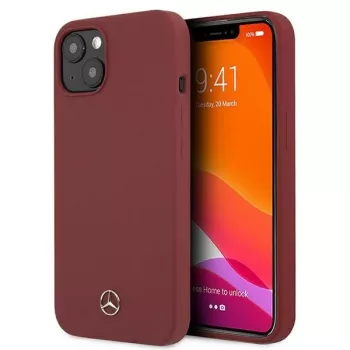 Mercedes-Benz MEHCP13SSILRE iPhone 13 mini 5,4 inch crvena tvrda maska Silicone Line