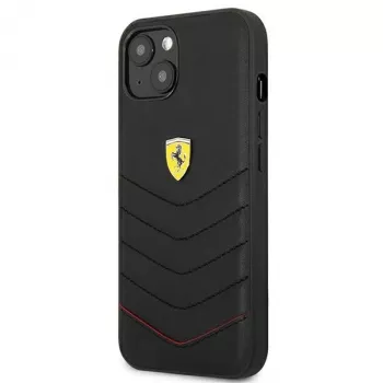 Ferrari FEHCP13SRQUK iPhone 13 Mini 5.4 inch Black Hardcase Off Track Quilted