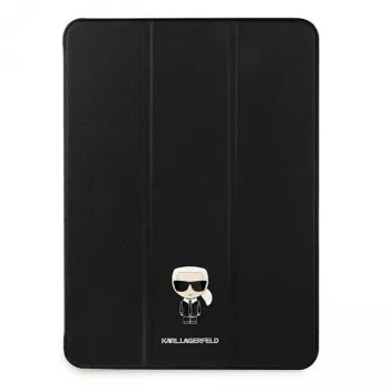 Karl Lagerfeld KLFC12OKMK futrola s preklopom za iPad Pro 12,9 inch (2021/2022) - crna Saffiano Karl Iconic