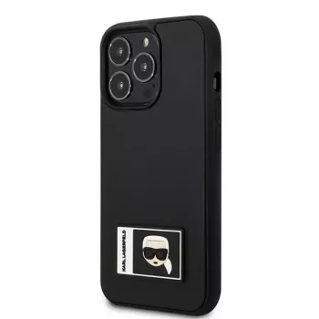 Karl Lagerfeld KLHCP13X3DKPK Ikonik Patch tvrda futrola za iPhone 13 Pro Max 6,7 inch crna