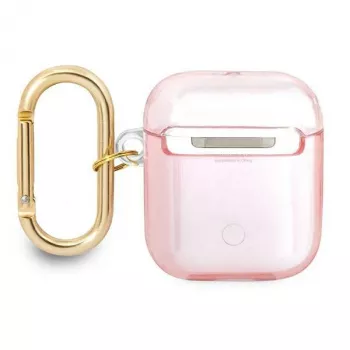 Guess GUA2HHTSP Strap Collection zaštitna futrola za Apple AirPods 1/2 – ružičasta