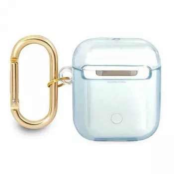 Guess GUA2HHTSB AirPods 1/2 futrola plava Strap Collection