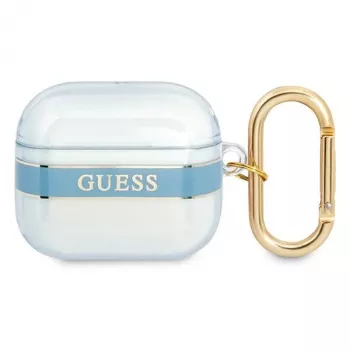 Guess GUA3HHTSB Strap Collection zaštitna futrola za Apple AirPods 3. generacije – plava
