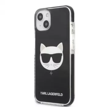 Karl Lagerfeld KLHCP13STPECK iPhone 13 mini 5,4 inch tvrda futrola crna Choupette Head