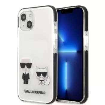 KARL LAGERFELD iPhone 13 mini tvrda futrola bijela Karl & Choupette