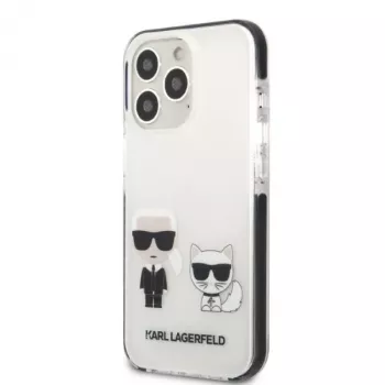Karl Lagerfeld KLHCP13LTPEKCW iPhone 13 Pro / 13 6,1 inch tvrda futrola bijela Karl & Choupette