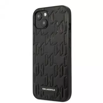 Karl Lagerfeld KLHCP13SMNMP1K tvrda futrola za iPhone 13 mini 5,4 inch crna Monogram Plaque