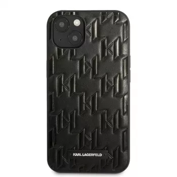 Karl Lagerfeld KLHCP13SMNMP1K tvrda futrola za iPhone 13 mini 5,4 inch crna Monogram Plaque