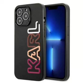 Karl Lagerfeld KLHCP13LPCOBK tvrda futrola za iPhone 13 Pro / iPhone 13 6,1 inch crna Multipink Brand