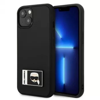 Karl Lagerfeld KLHCP13M3DKPK Ikonik Patch tvrda futrola za iPhone 13/14/15 6,1 inch crna