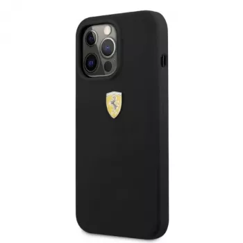 Ferrari FESSIHMP13XBK iPhone 13 Pro Max 6.7 inch Black Hardcase Silicone MagSafe