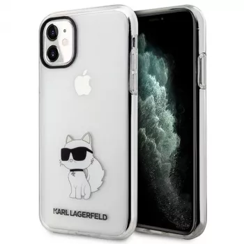 Karl Lagerfeld Ikonik Choupette tvrda futrola za Apple iPhone 11 / XR 6,1 inch prozirna