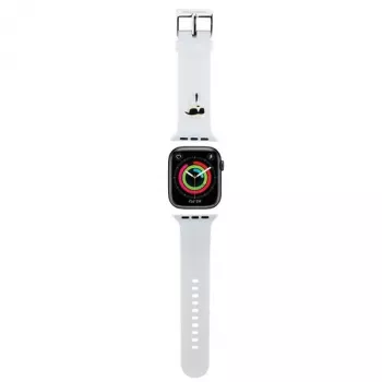 Karl Lagerfeld 3D Rubber Karl Head Apple Watch narukvica 42/44/45/49mm bijela