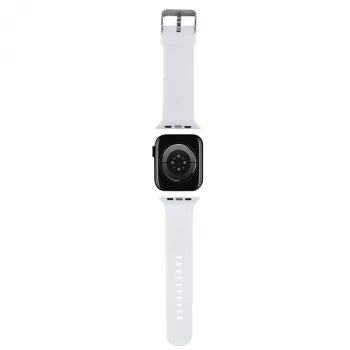Karl Lagerfeld 3D Rubber Karl Head Apple Watch narukvica 42/44/45/49mm bijela