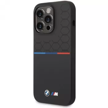 BMW Silicone Pattern Case for Apple iPhone 15 Pro 6.1 inch Black
