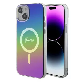Guess IML Iridescent MagSafe futrola za iPhone 15 (iridescentna)