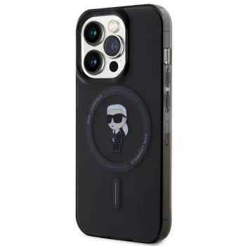 Karl Lagerfeld Ikonik MagSafe tvrda futrola za iPhone 14 Pro 6,1 inch crna
