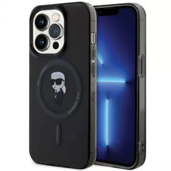 Karl Lagerfeld MagSafe IML Ikonik futrola za iPhone 15 Pro crna