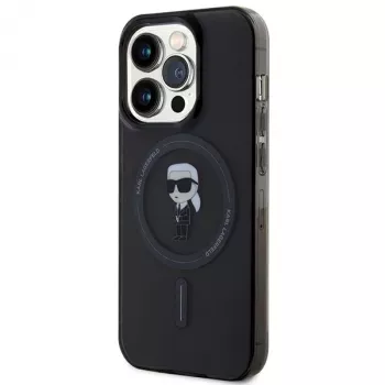 Karl Lagerfeld MagSafe IML Ikonik futrola za iPhone 15 Pro crna