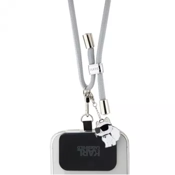 Karl Lagerfeld CBDY cord univerzalna uzica za telefon (siva)