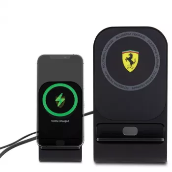 Ferrari 2023 Collection MagSafe 15W Wireless Charging Pad - Black