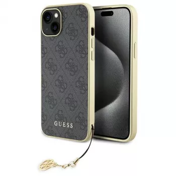 Guess GUHCP15MGF4GGR tvrda futrola za iPhone 15 Plus/14 Plus 6,7 inch siva 4G Charms kolekcija