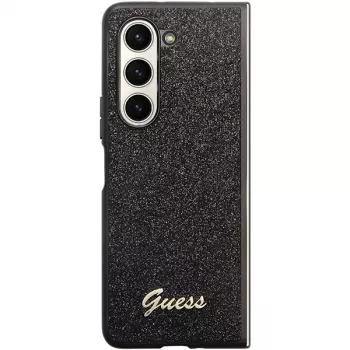 Guess Glitter Script F946 tvrda futrola za Samsung Galaxy Z Fold5 crna