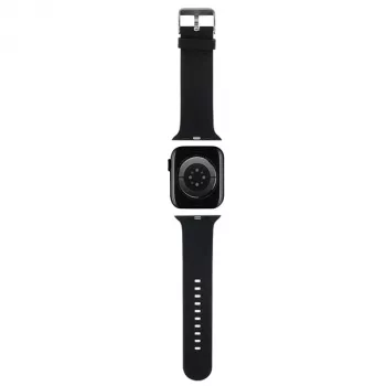 Karl Lagerfeld 3D Rubber Karl & Choupette Heads NFT remen za Apple Watch 38/40/41mm crni