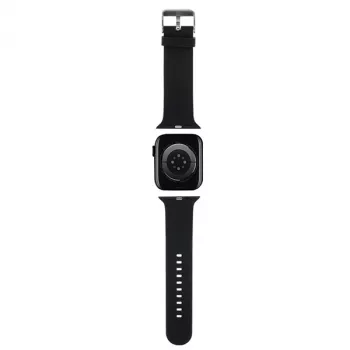 Karl Lagerfeld 3D Rubber Choupette Head remen za Apple Watch 42/44/45/49mm crni