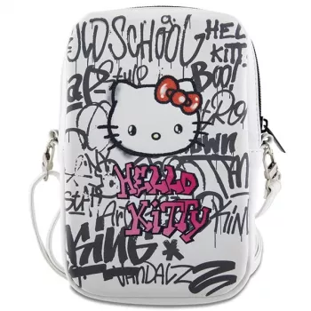 Hello Kitty torba za rame Graffiti Kitty Head bijela