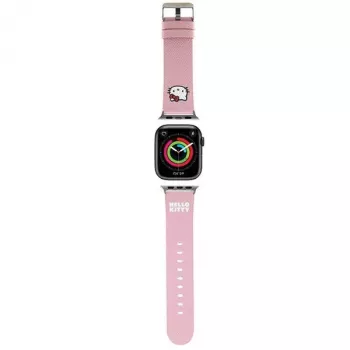 Hello Kitty HKAWMPGKHP silikonski remen za Apple Watch 38/40/41mm ružičasti