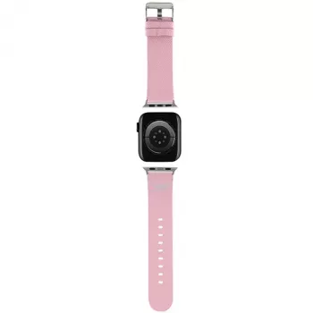 Hello Kitty HKAWMPGKHP silikonski remen za Apple Watch 38/40/41mm ružičasti