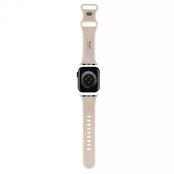 Hello Kitty HKAWMSCHBLE silikonski remen za Apple Watch 38/40/41mm bež